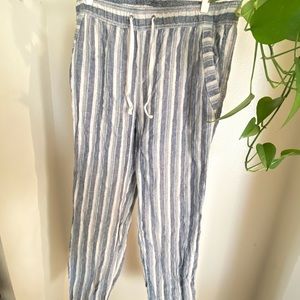 Linen Wide Leg Pants